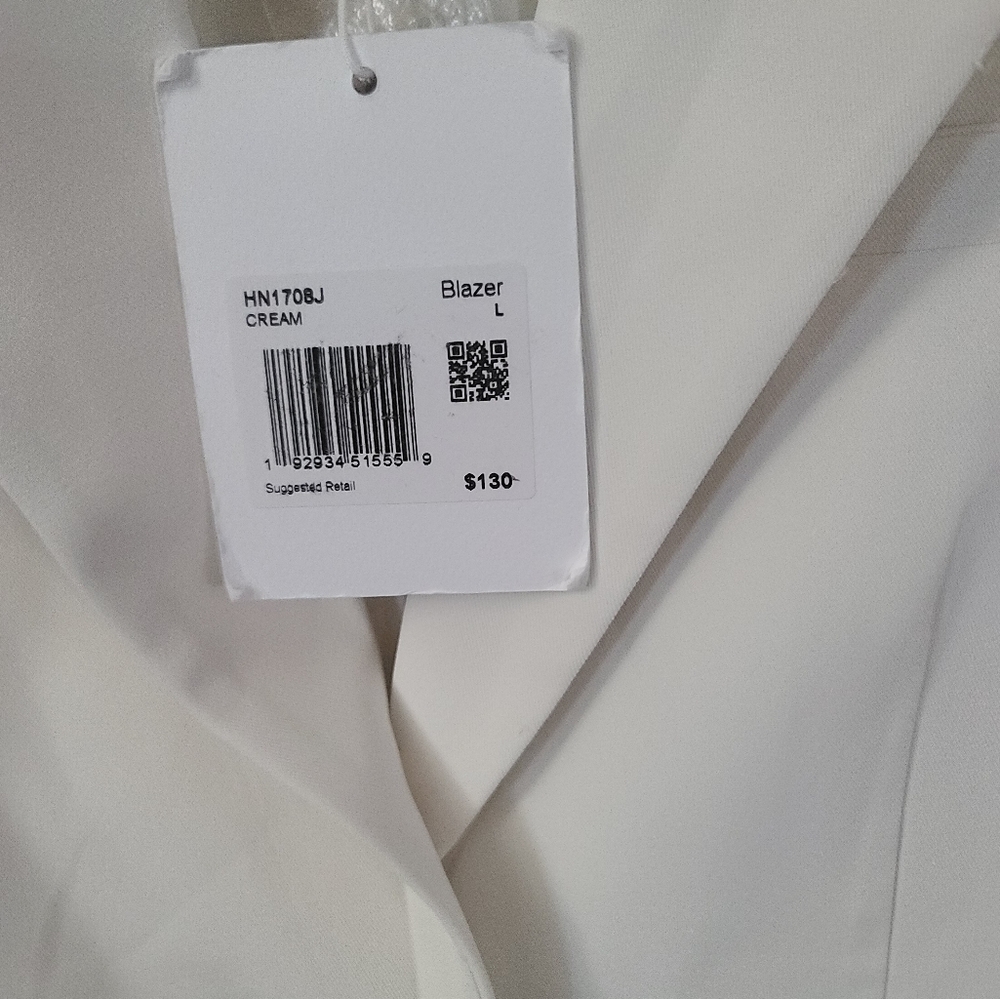 ENDLESS ROSE BLAZER in a Cream color size L - Picture 12 of 12